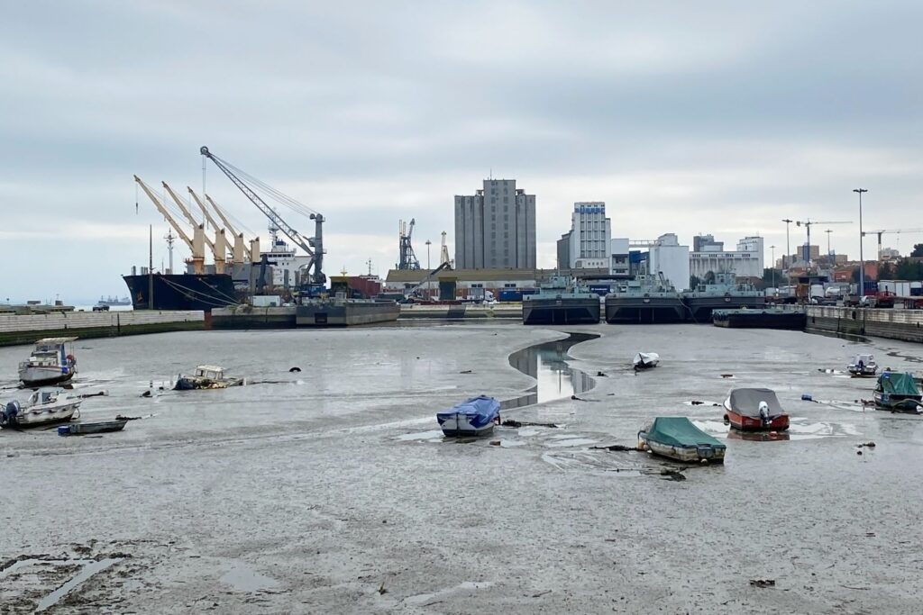 View harbor lisbon portugal